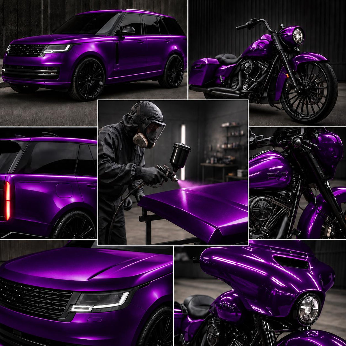 LiME LiNE Purple Candy Concentrate, Automotive Solvent Based Transparent Paint - 1 Pint