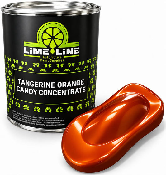 LiME LiNE Tangerine Orange Candy Concentrate, Automotive Solvent Based Transparent Paint - 1 Pint