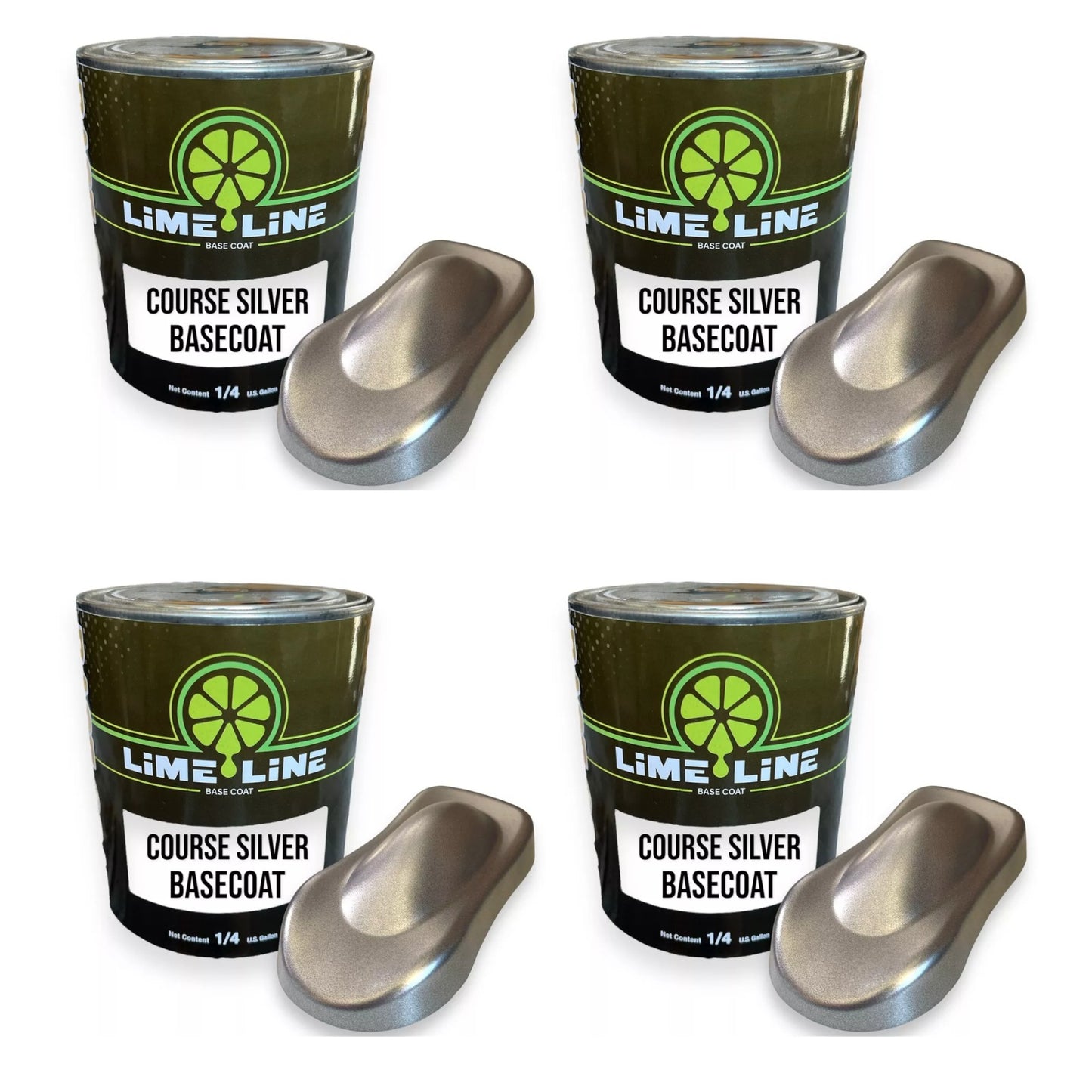 LiME LiNE Course Silver Basecoat 1 Quart / 1 Gallon