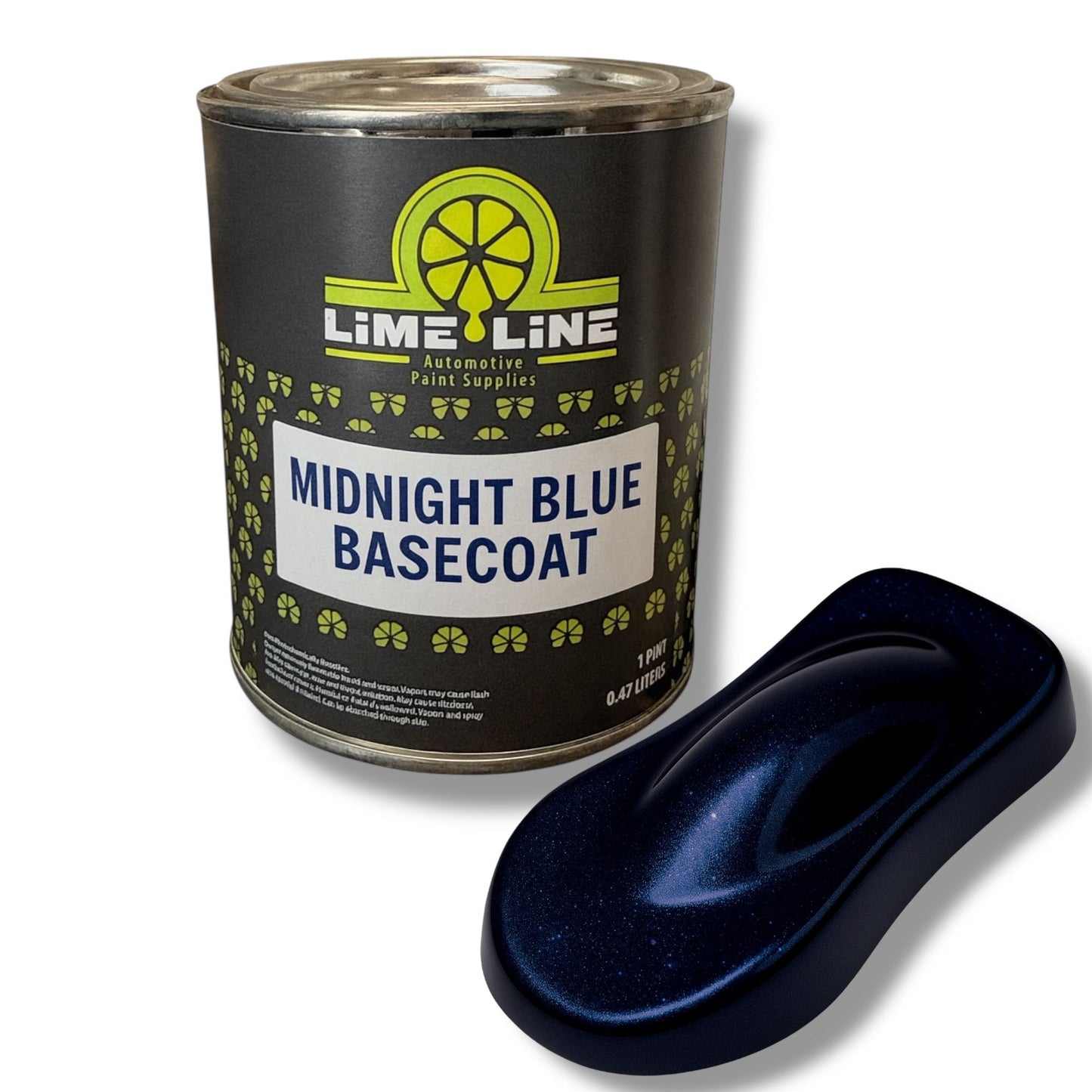 LiME LiNE Shadow LiNE Automotive Basecoat - Changes with Light - Black in the Shadows, Dazzling Metallic Under Light - 2K Clearcoat Topcoat Required