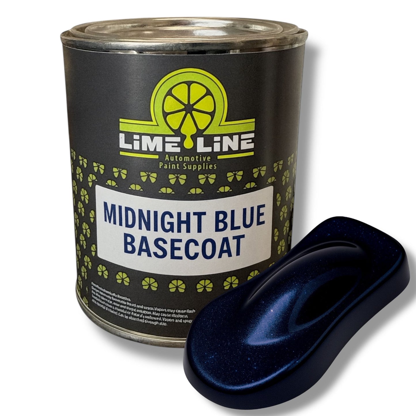 LiME LiNE Shadow LiNE Automotive Basecoat - Changes with Light - Black in the Shadows, Dazzling Metallic Under Light - 2K Clearcoat Topcoat Required