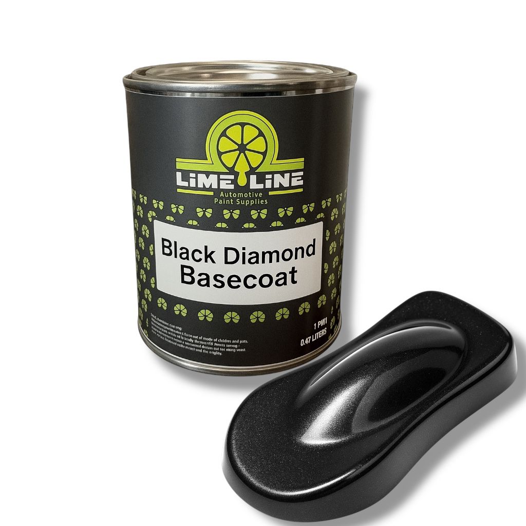 LiME LiNE Shadow LiNE Automotive Basecoat - Changes with Light - Black in the Shadows, Dazzling Metallic Under Light - 2K Clearcoat Topcoat Required