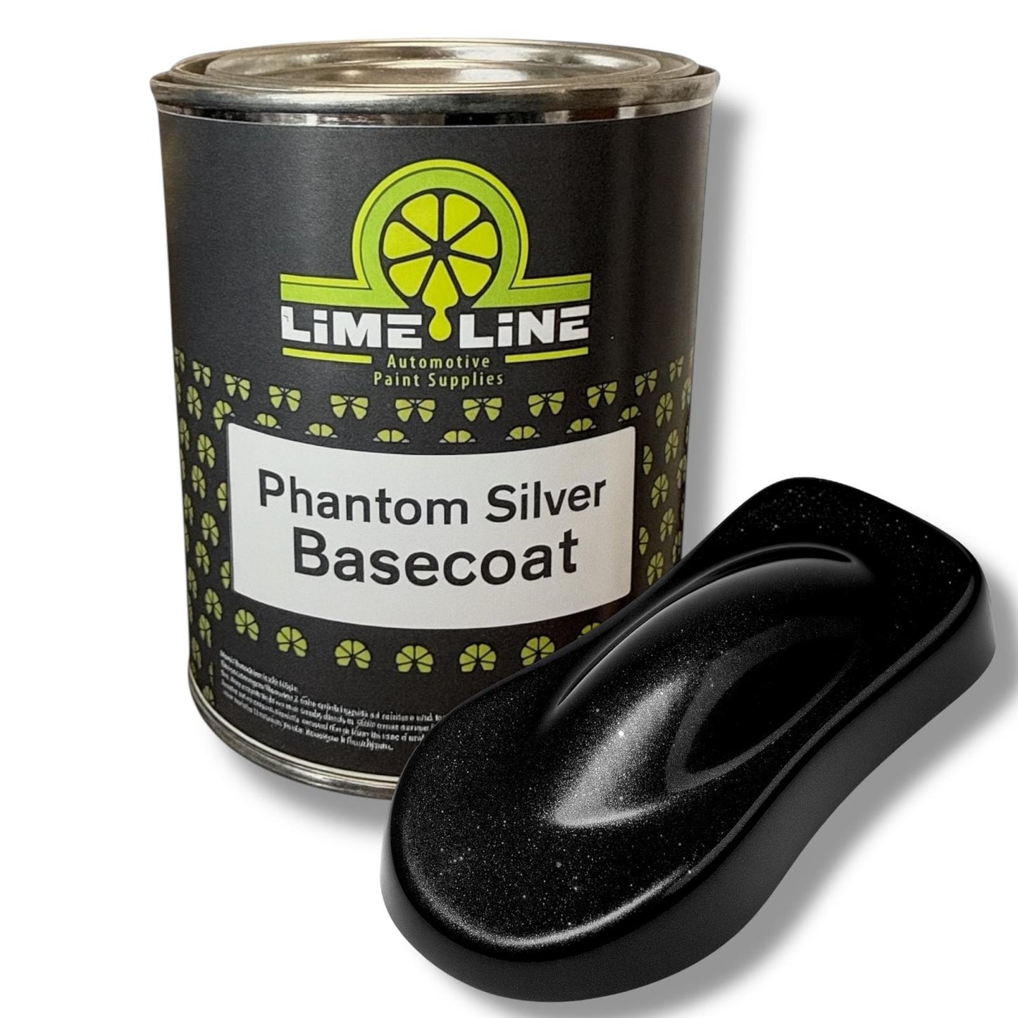 LiME LiNE Shadow LiNE Automotive Basecoat - Changes with Light - Black in the Shadows, Dazzling Metallic Under Light - 2K Clearcoat Topcoat Required