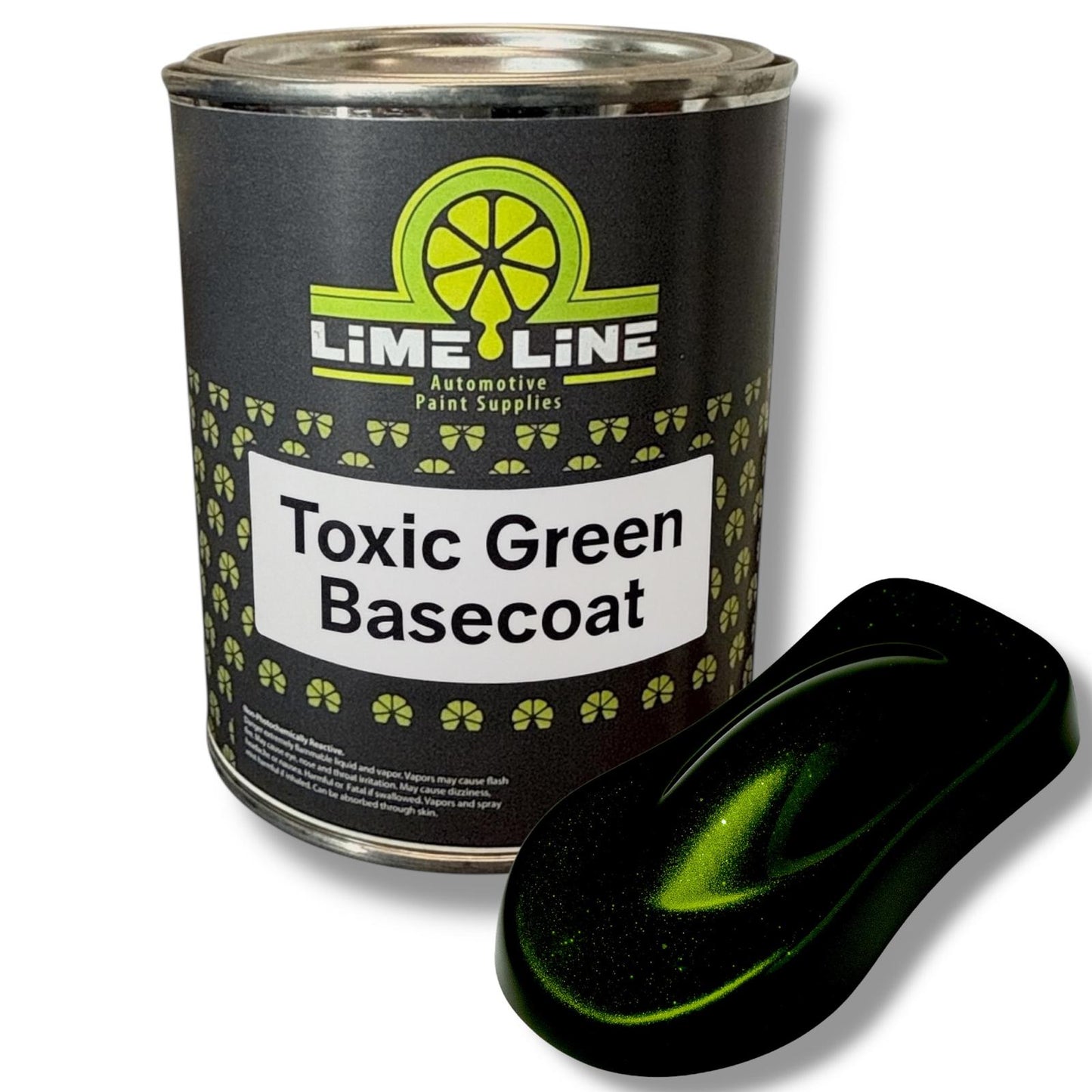 LiME LiNE Shadow LiNE Automotive Basecoat - Changes with Light - Black in the Shadows, Dazzling Metallic Under Light - 2K Clearcoat Topcoat Required
