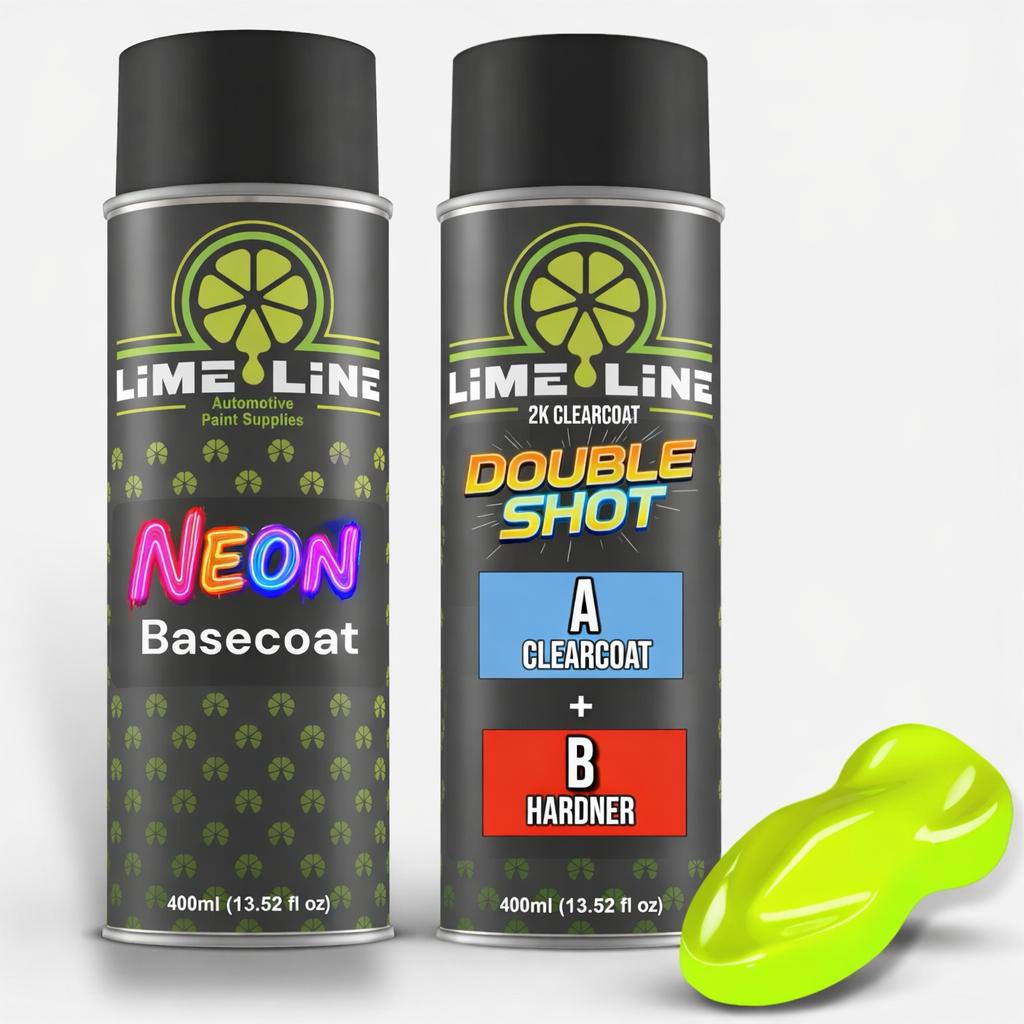 LiME LiNE Premium Automotive Basecoat Aerosol Spray Paint - Fast Drying- Custom Paint, Must Be Clearcoated