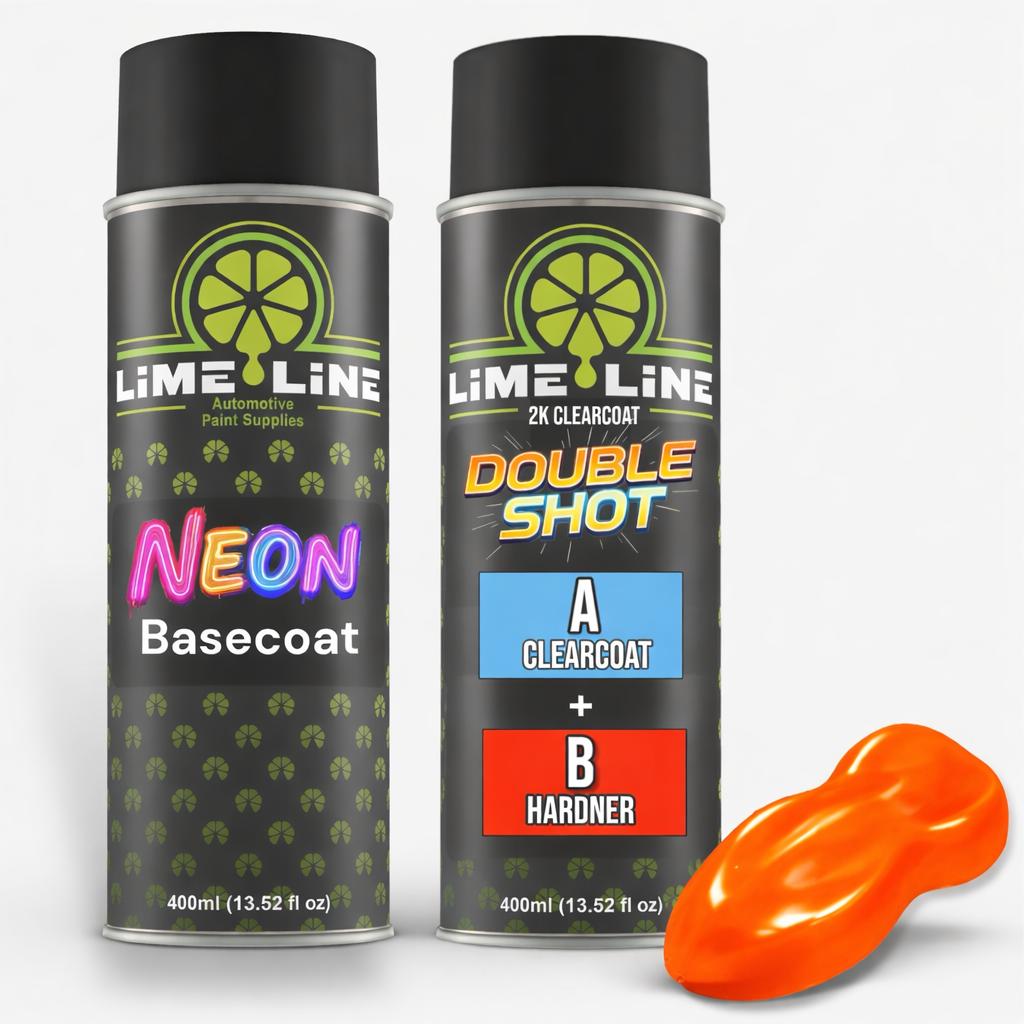 LiME LiNE Premium Automotive Basecoat Aerosol Spray Paint - Fast Drying- Custom Paint, Must Be Clearcoated