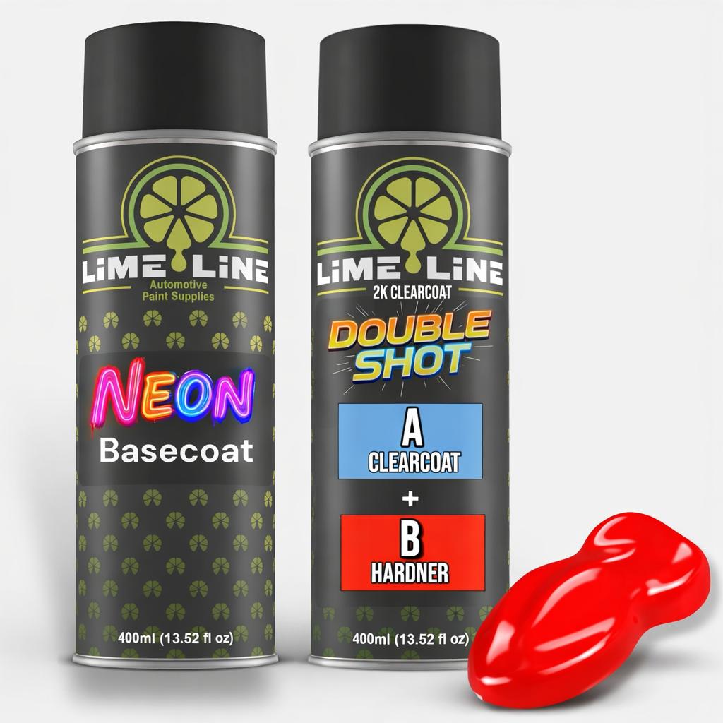 LiME LiNE Premium Automotive Basecoat Aerosol Spray Paint - Fast Drying- Custom Paint, Must Be Clearcoated