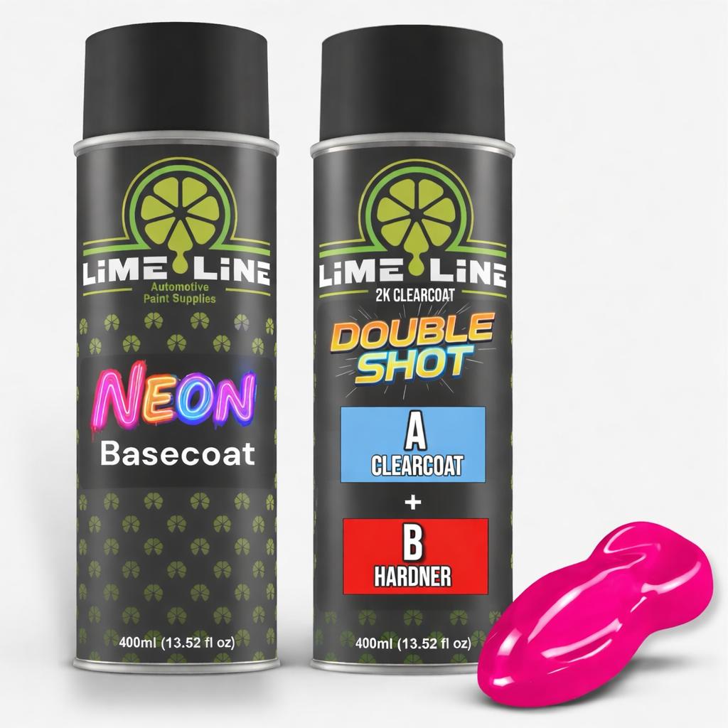 LiME LiNE Premium Automotive Basecoat Aerosol Spray Paint - Fast Drying- Custom Paint, Must Be Clearcoated
