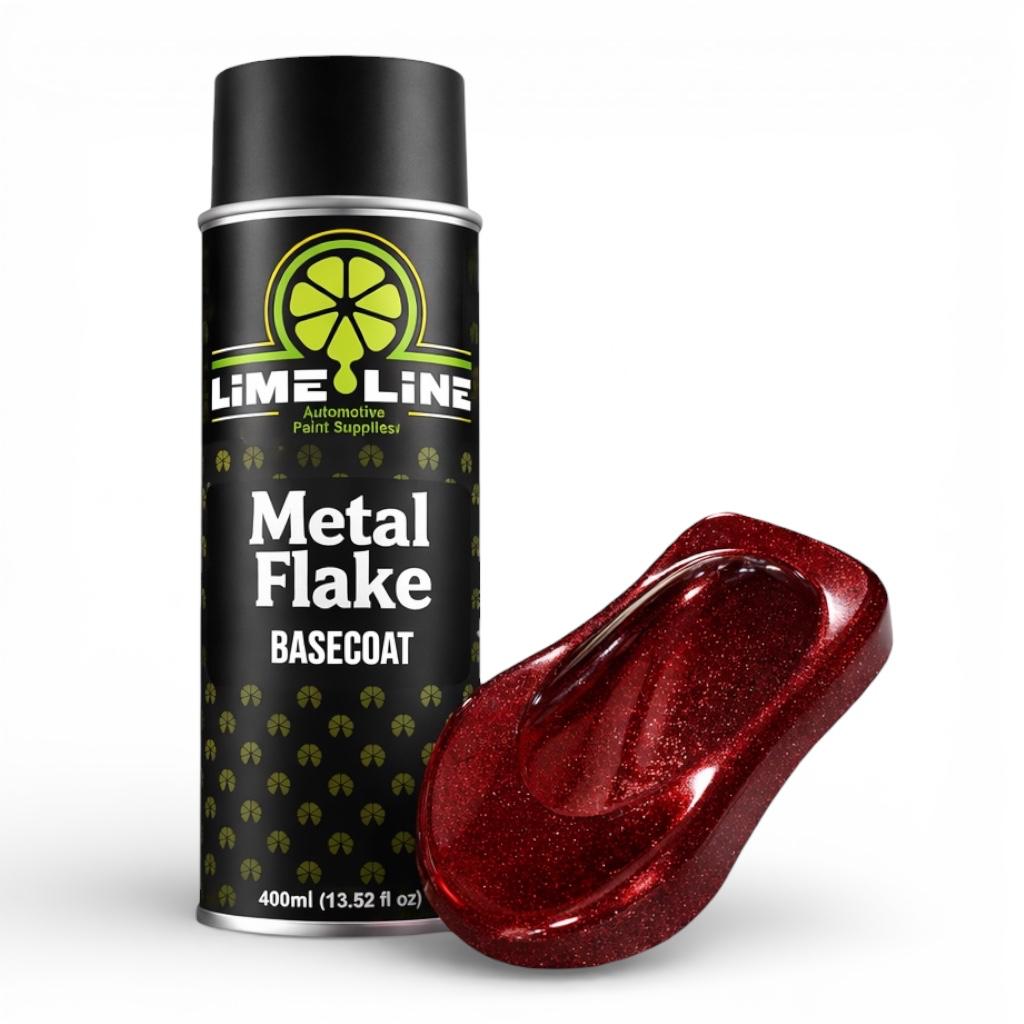 LiME LiNE Metal Flake Basecoat - Automotive Grade Sparkle Spray Paint - No Equipment Needed - Finish with 2K Clearcoat