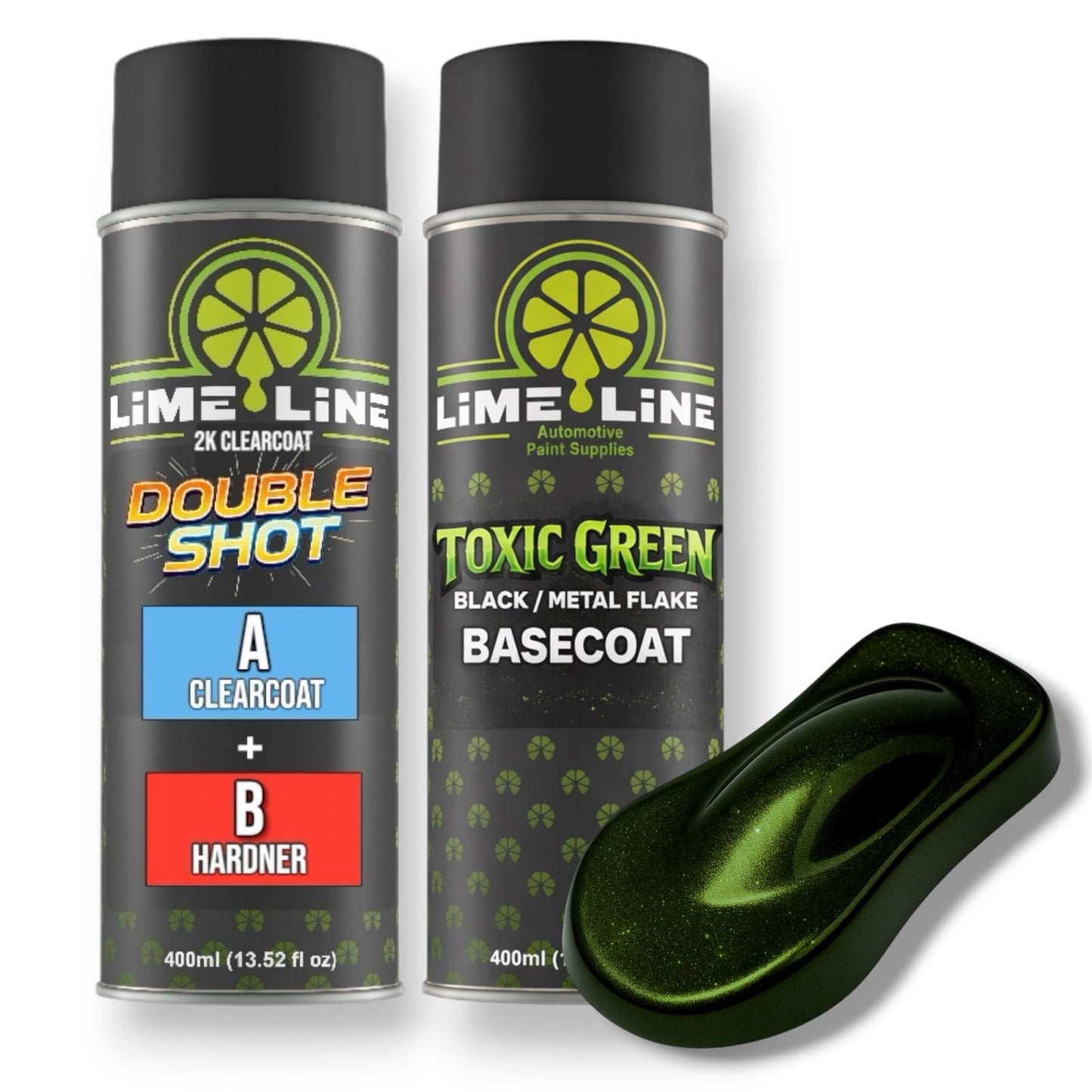 LiME LiNE Shadow Line Basecoat Spray Paint, Color Shift Black to Metallic Finish, Requires 2K Clearcoat Topcoat