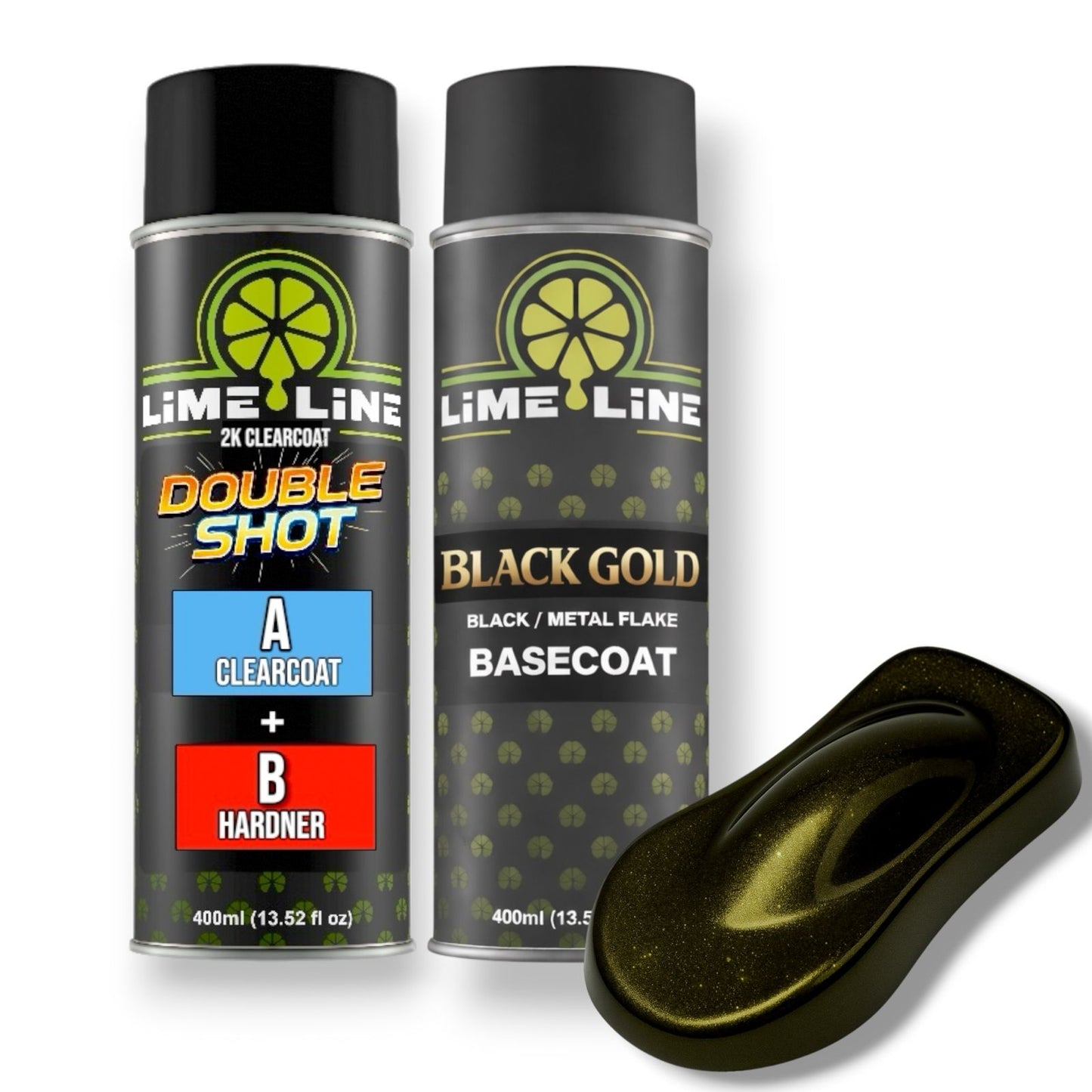 LiME LiNE Shadow Line Basecoat Spray Paint, Color Shift Black to Metallic Finish, Requires 2K Clearcoat Topcoat