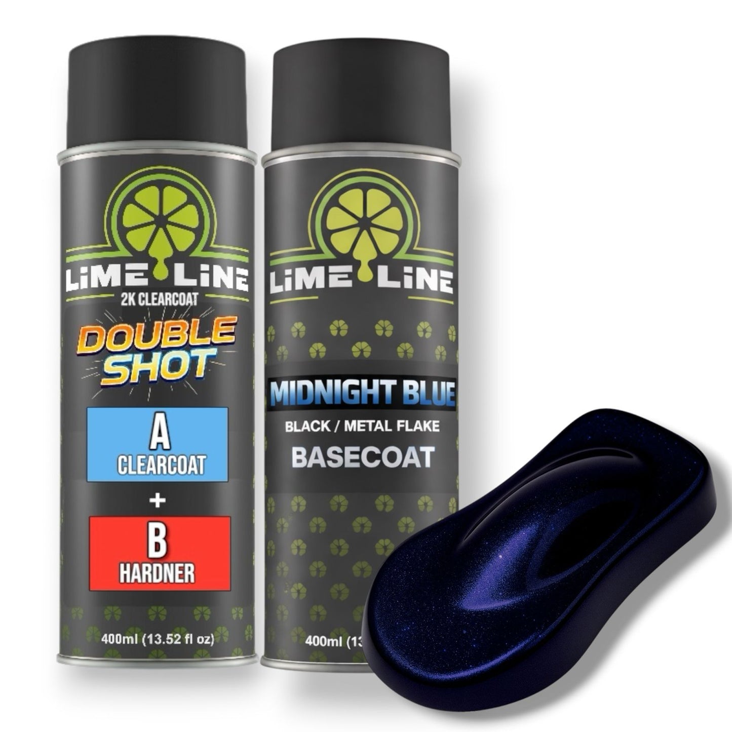 LiME LiNE Shadow Line Basecoat Spray Paint, Color Shift Black to Metallic Finish, Requires 2K Clearcoat Topcoat