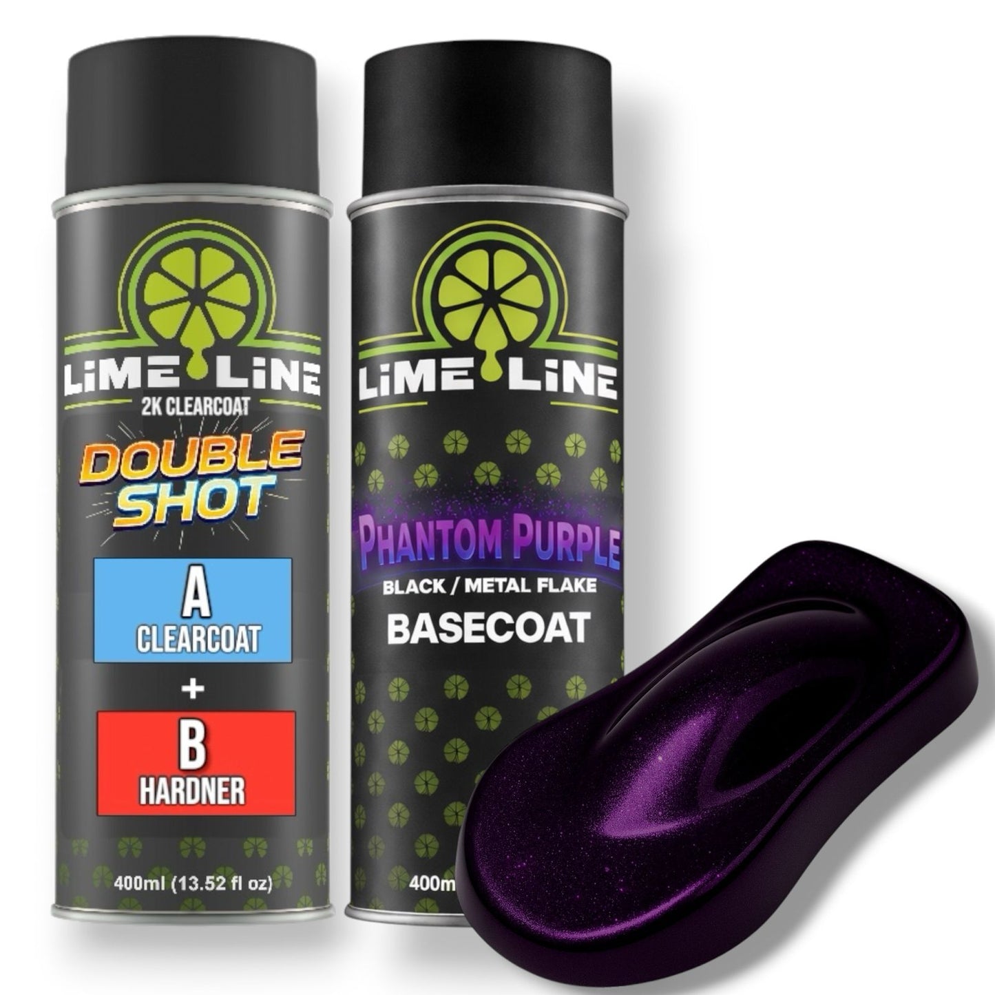 LiME LiNE Shadow Line Basecoat Spray Paint, Color Shift Black to Metallic Finish, Requires 2K Clearcoat Topcoat