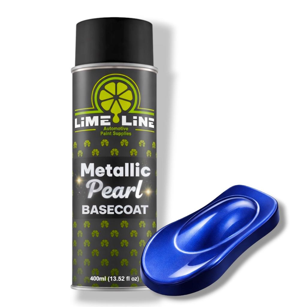 LiME LiNE Metallic Pearl Basecoat Spray Paint - 2 Stage Automotive Paint System - Basecoat Requires Clearcoat - DIY Car Paint Aerosol