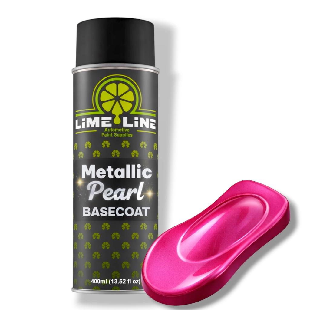 LiME LiNE Metallic Pearl Basecoat Spray Paint - 2 Stage Automotive Paint System - Basecoat Requires Clearcoat - DIY Car Paint Aerosol