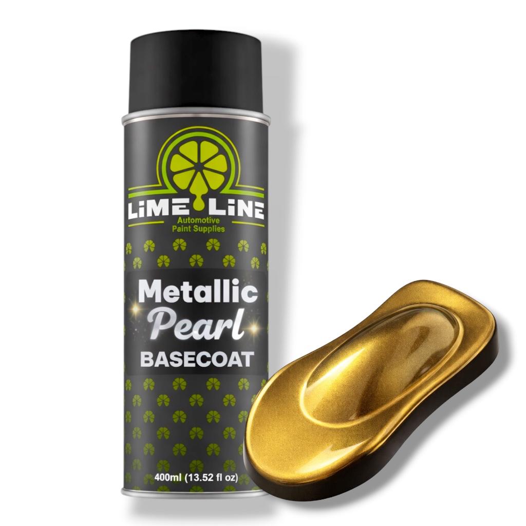 LiME LiNE Metallic Pearl Basecoat Spray Paint - 2 Stage Automotive Paint System - Basecoat Requires Clearcoat - DIY Car Paint Aerosol