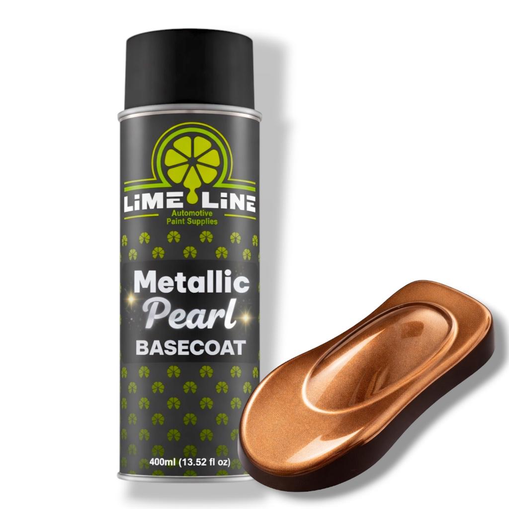 LiME LiNE Metallic Pearl Basecoat Spray Paint - 2 Stage Automotive Paint System - Basecoat Requires Clearcoat - DIY Car Paint Aerosol