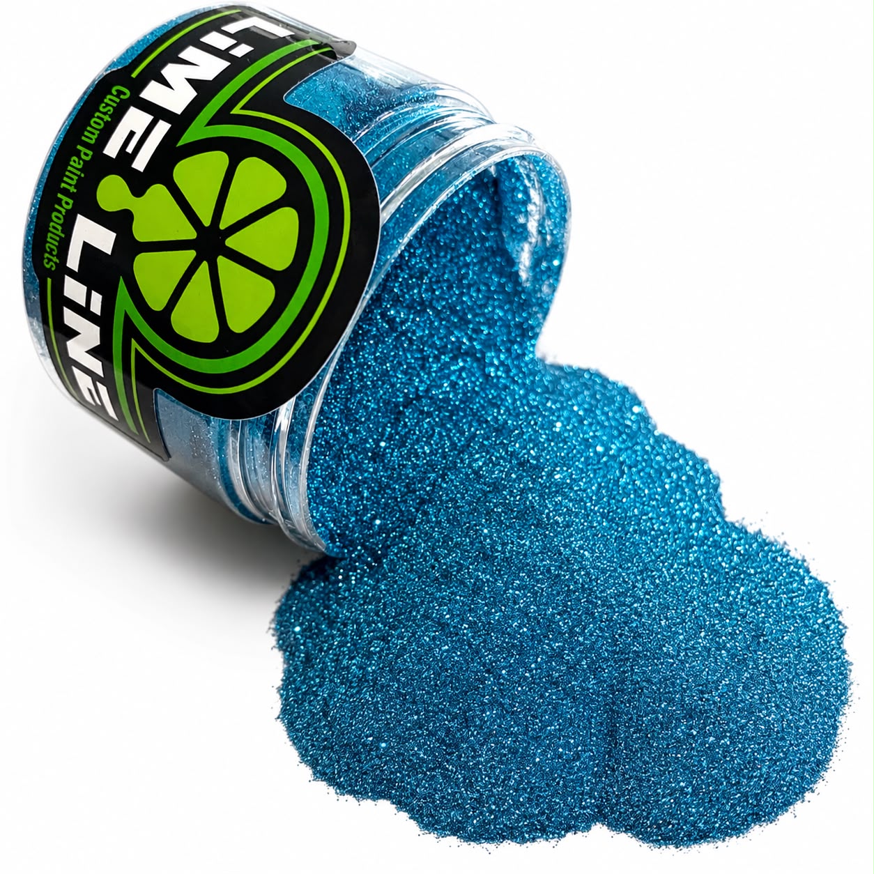 LiME LiNE Sprayable Metal Flake Paint Additive: Solvent Resistant Glitter for Automotive Custom Painting