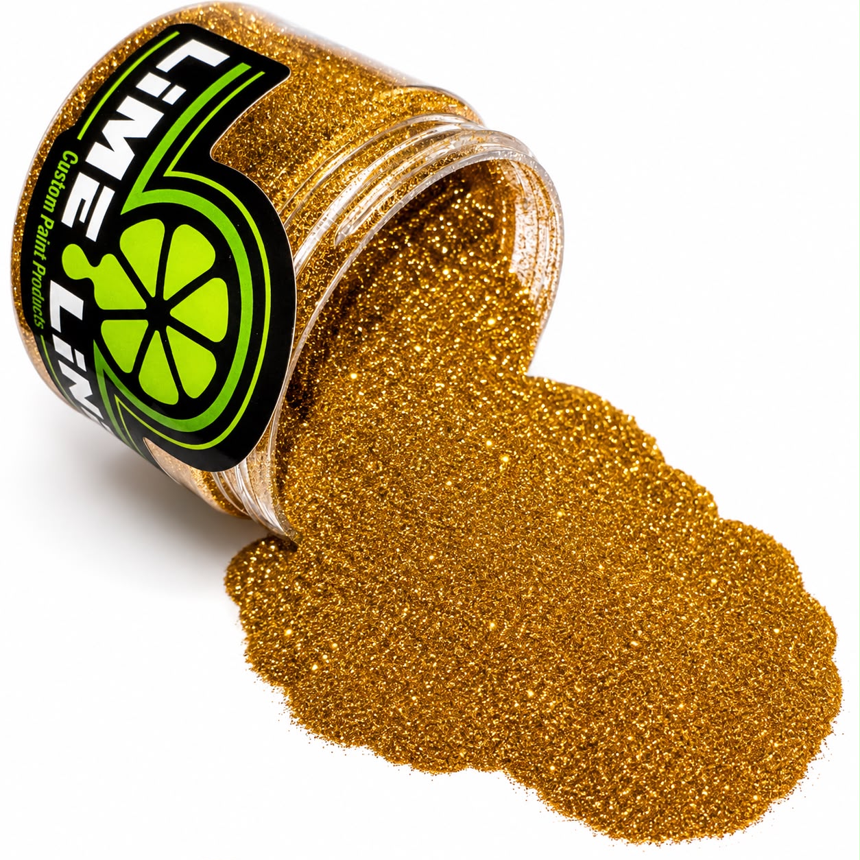 LiME LiNE Sprayable Metal Flake Paint Additive: Solvent Resistant Glitter for Automotive Custom Painting