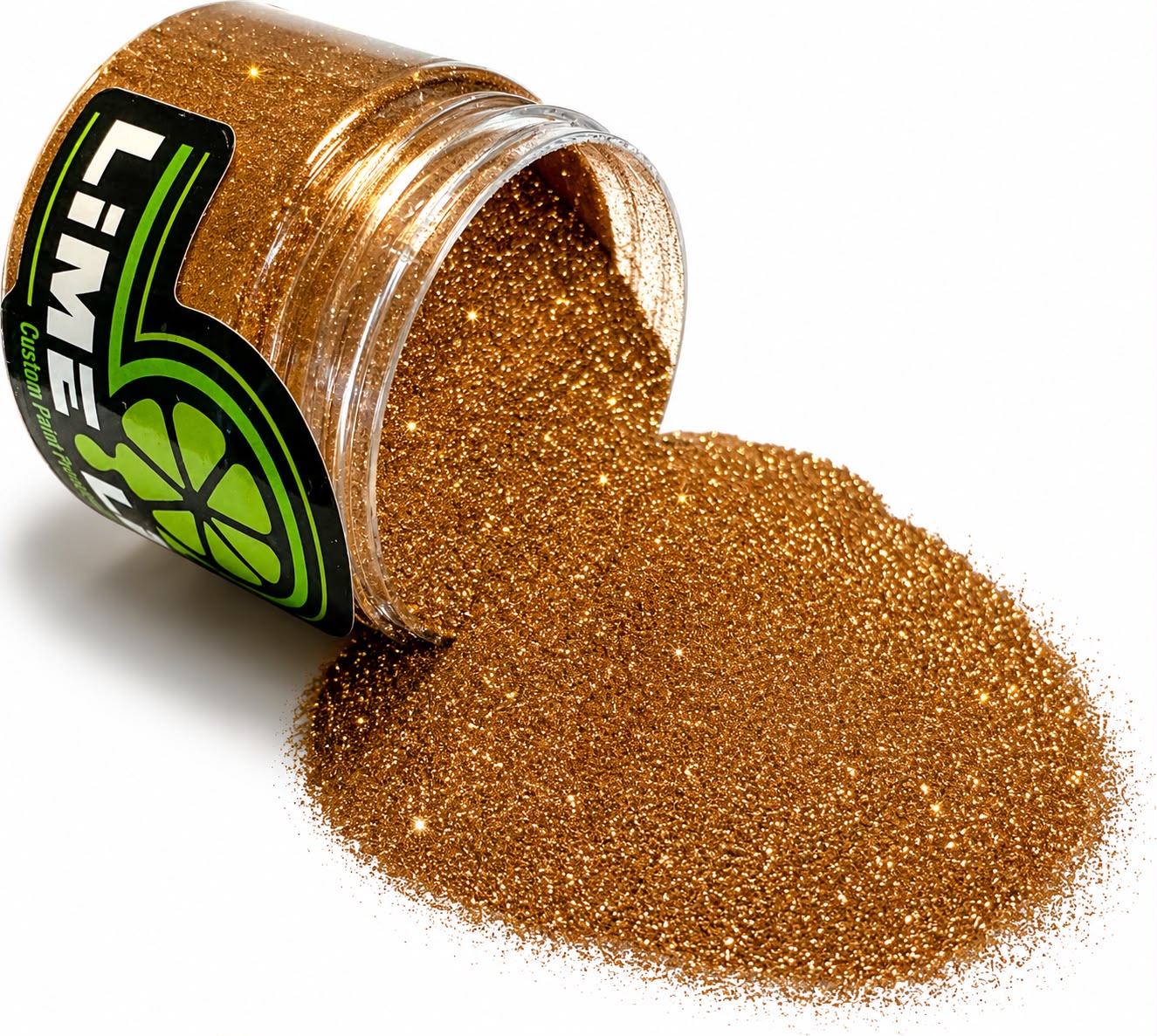 LiME LiNE Sprayable Metal Flake Paint Additive: Solvent Resistant Glitter for Automotive Custom Painting