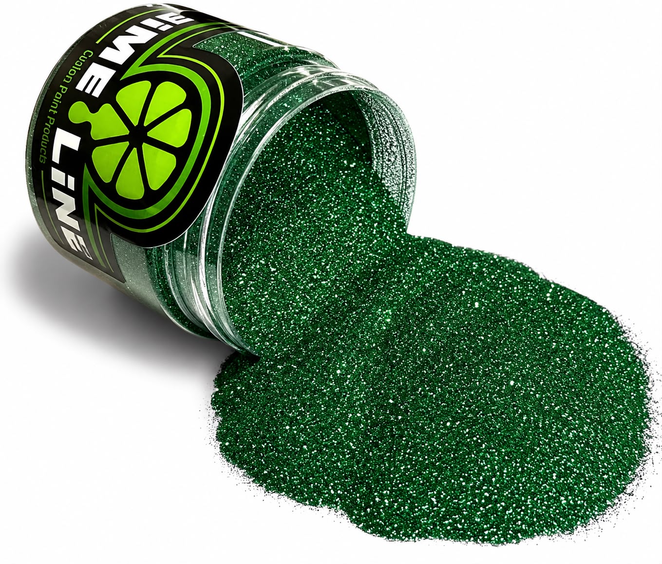 LiME LiNE Sprayable Metal Flake Paint Additive: Solvent Resistant Glitter for Automotive Custom Painting