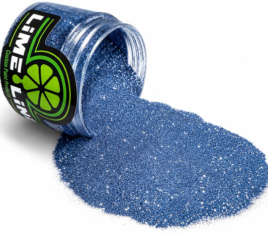 LiME LiNE Sprayable Metal Flake Paint Additive: Solvent Resistant Glitter for Automotive Custom Painting