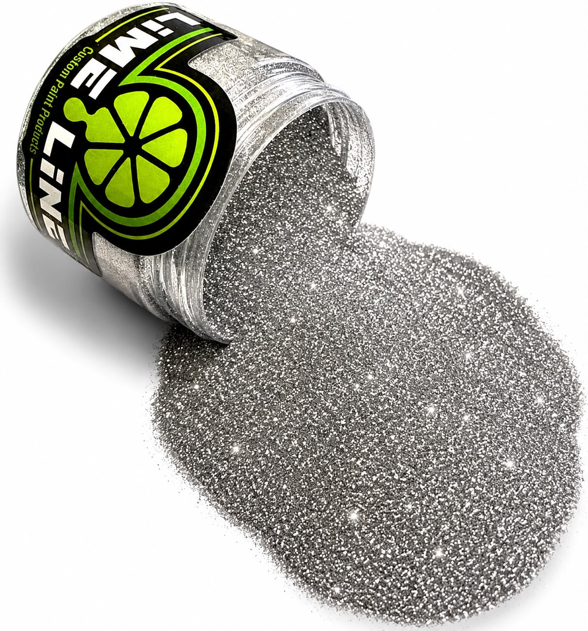LiME LiNE Sprayable Metal Flake Paint Additive: Solvent Resistant Glitter for Automotive Custom Painting