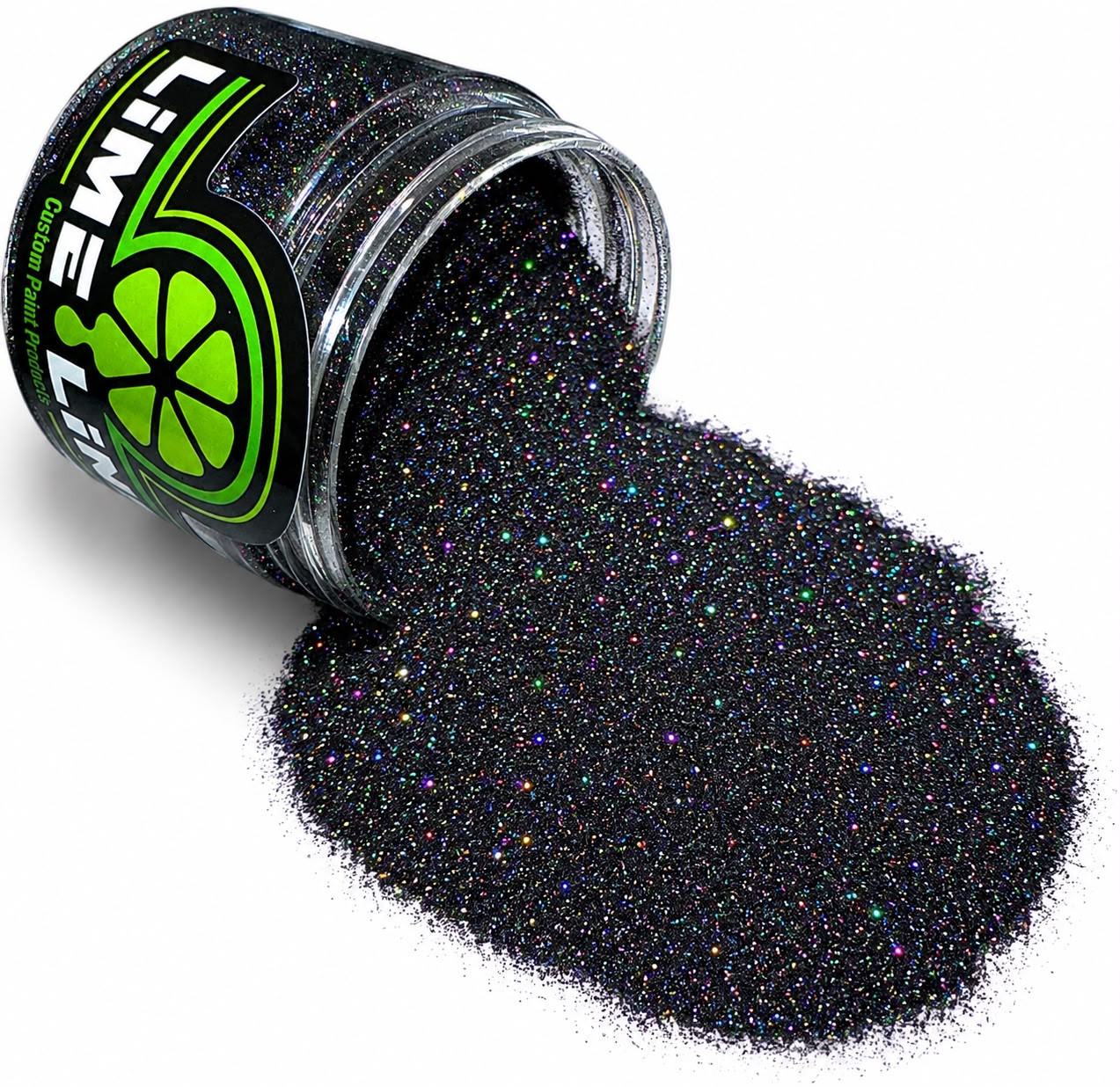 LiME LiNE Sprayable Metal Flake Paint Additive: Solvent Resistant Glitter for Automotive Custom Painting