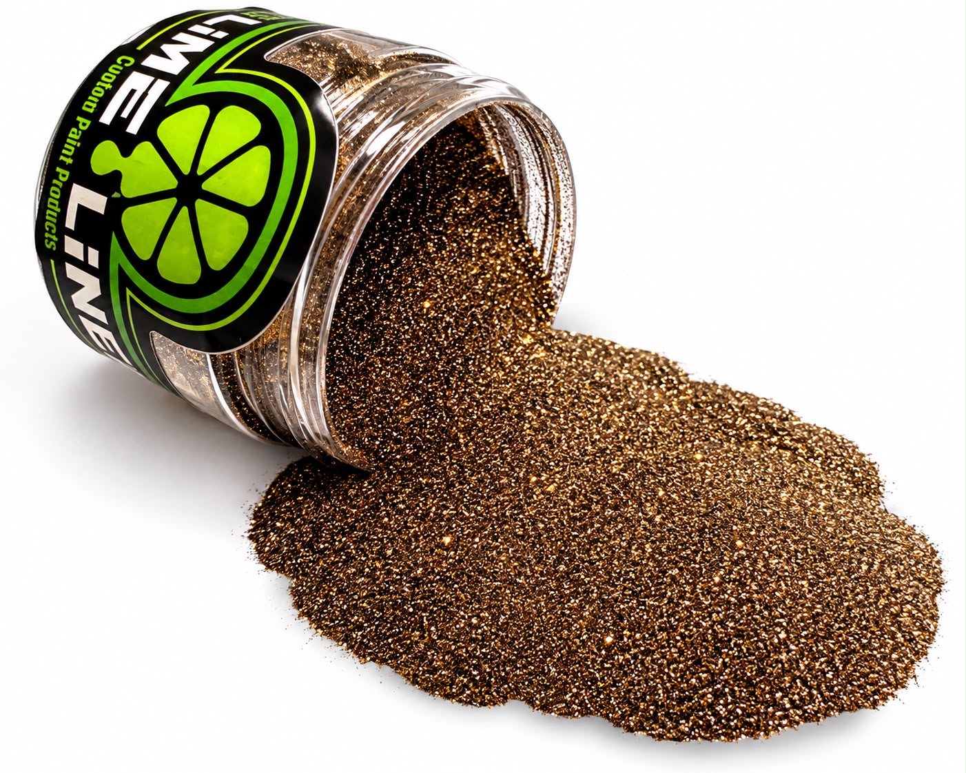 LiME LiNE Sprayable Metal Flake Paint Additive: Solvent Resistant Glitter for Automotive Custom Painting