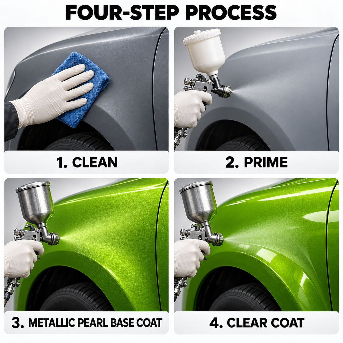 LiME LiNE Metallic Pearl Basecoat – Custom Automotive Paint – Must Be ClearCoated