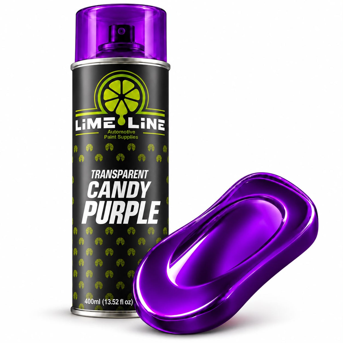LiME LiNE Transparent Candy Aerosol Paint, Automotive Custom Spray Paint for Cars, Motorcycles and DIY Projects