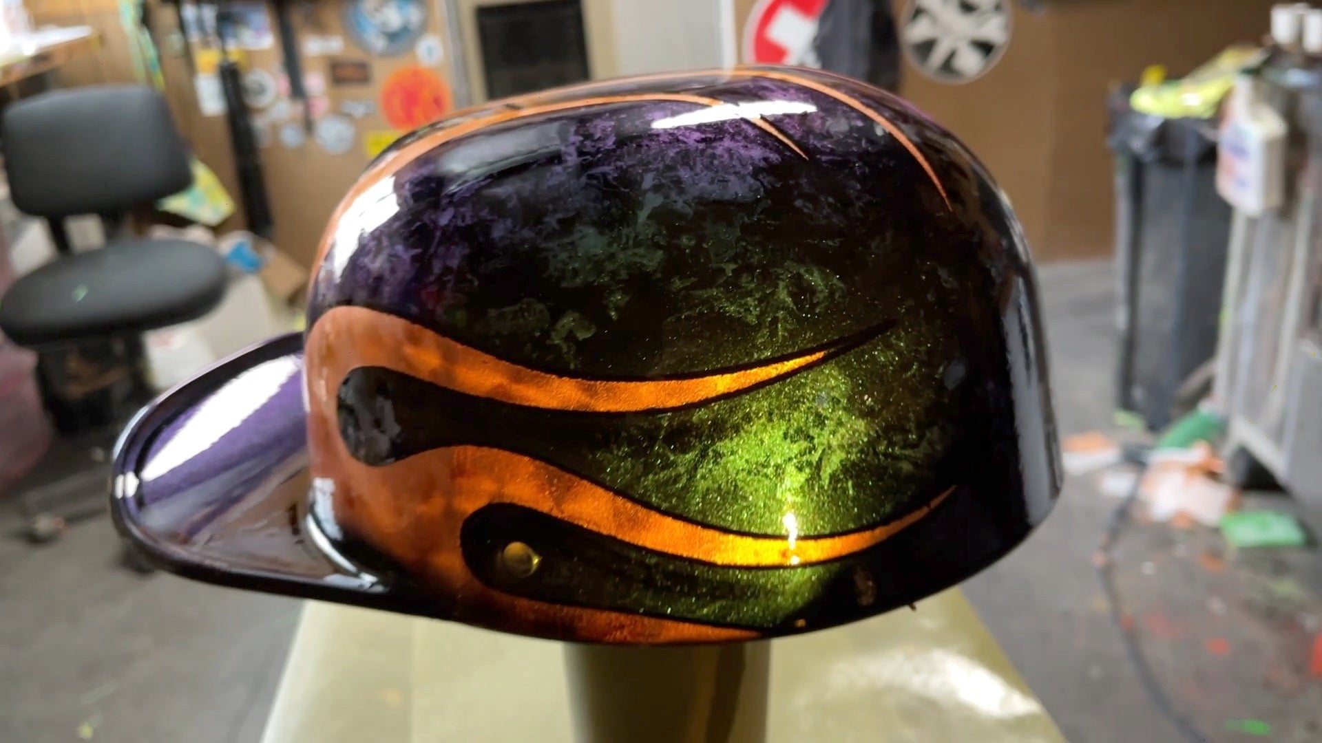 LiME LiNE Paintible Cap style helmet with 1/16 LiME LiNE Paintible Cap style helmet with 1/16