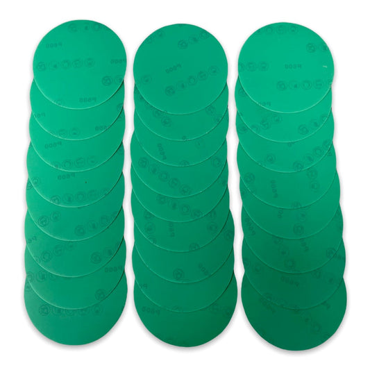 LiME LiNE 6” Waterproof 600 Grit Sanding discs, hook & loop (25pk)