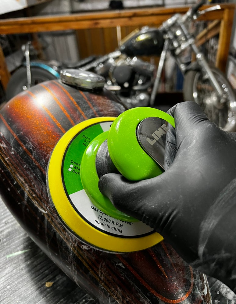 LiME LiNE 6" Automotive Dual Action Orbital Sander for Custom Painting & Auto Body