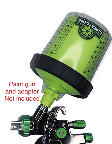 LiME LiNE Disposable Paint Spray Gun Cup Liners and Lid System